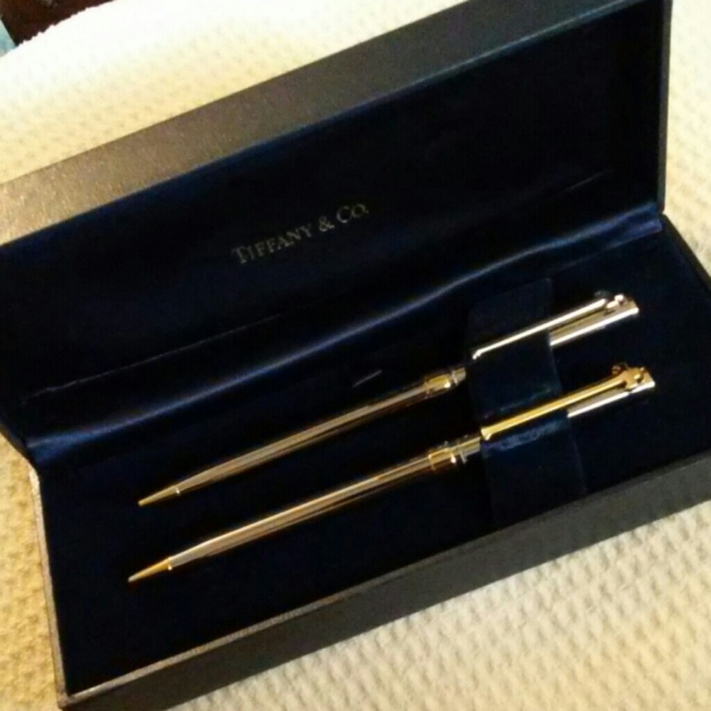 ⬜BNIB Tiffany pen and pencil set 💕